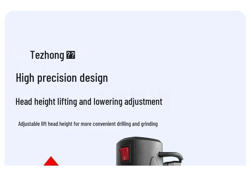 Compact 220V Precision Bench Drill Press - High Precision, Multifunctional Mini Electric Drill for Household & Industrial Use