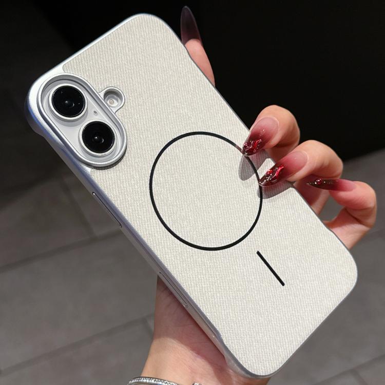 Retro Linen Fabric Magnetic Half Coverage Phone Case