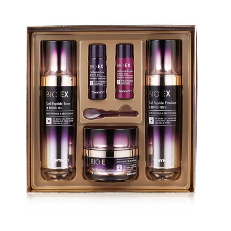 TONYMOLY BIO EX Cell Peptide Skin Care Set Тоник/эмульсия/крем 1ea