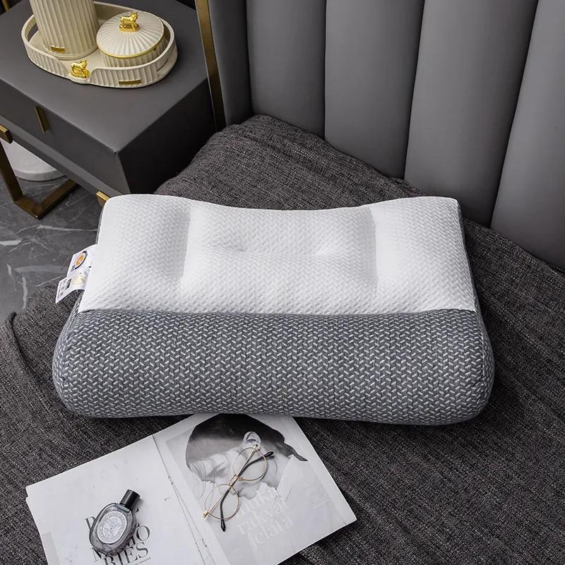 Anti-traction Pillow To Protect Cervical Spine Soybean Fiber Pillow Core Home Knitted Cotton Pillow Factory Wholesale CCJ2111-WYY