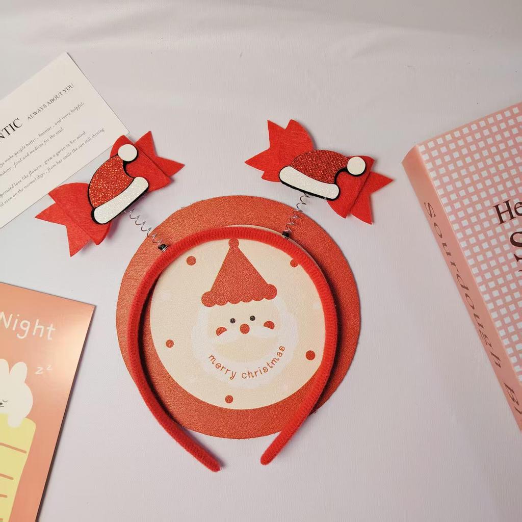Children's Cartoon Christmas Headband Gift Set