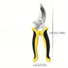 Gardening Shears Ergonomic Handle with Sharp Blades Durable Garden Pruning Shears For Harvesting Flower Fruit Labor Saving Tool