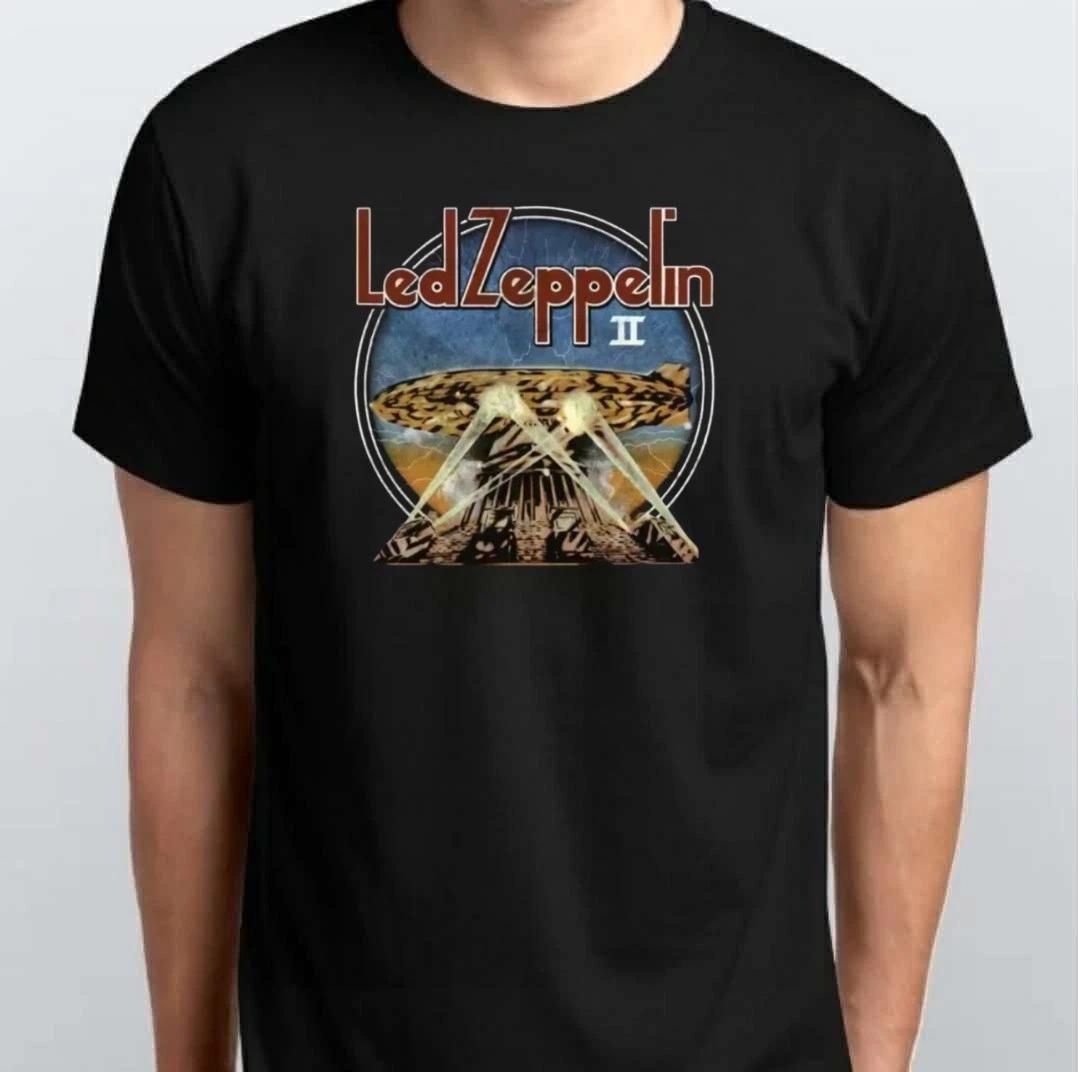 Led Zeppelin Rock Band T-SHIRT S M L XL XXL 3 4 XL Black M