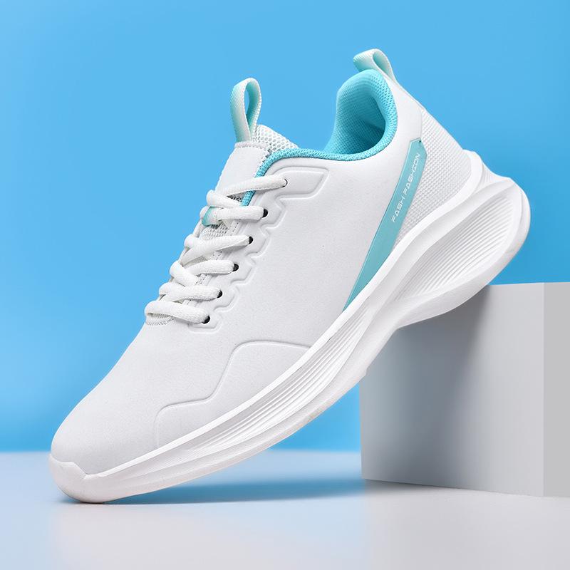 Lederschuhe Frühling und Herbst Niedrig geschnitten Schnürung Bequem Lässig Sportschuhe Weiche Sohle Rutschfest Reise Laufschuhe
