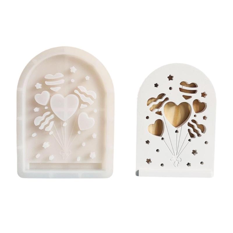 Silicone Storage Box Mold Storage Container Moulds Jewelry Storage Case Molds Hollow Bear Theme Suitable for Crafting