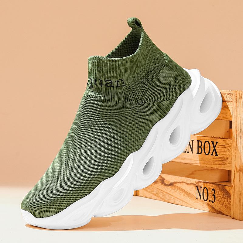 Jinjiang platform socks shoes four seasons breathable and comfortable large size lightweight casual sports shoes