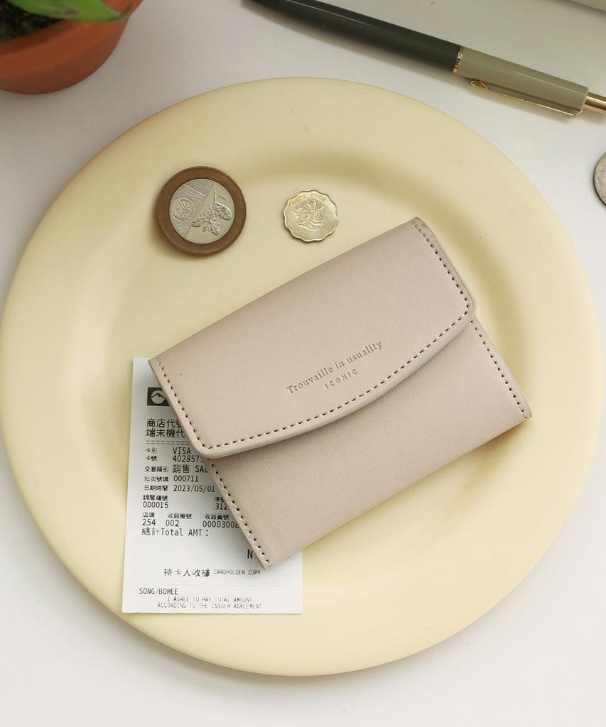 Iconic Journey Half Wallet 6 Colors Card Holder Pouch