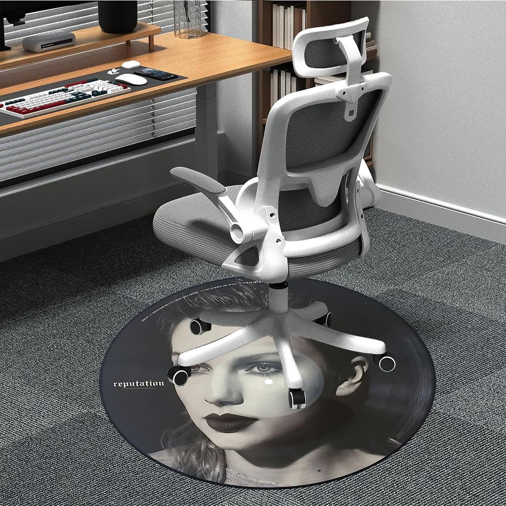 

1pc Taylor Swifit Carpet, Round Non-Slip Durable Large Size Office Carpet, Suitable for Office yy250908022 80cm by 80cm