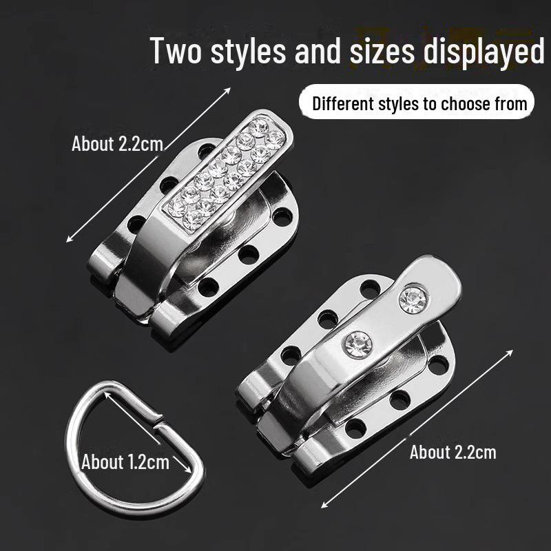 Casaco Exquisito de Moda em Pele de Visão com Fivela Bico de Pato e Botões Decorativos Especiais