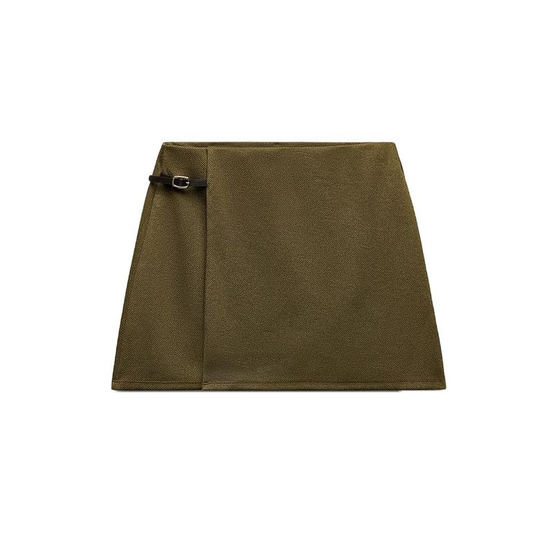 

Весна Новая Женская Одежда Вязаный Жилет 3644651 Отделка Пряжками Двубортный А-силуэт Короткая Юбка 3644166 Medium Green Skirt S