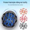 Breathable Silicone Helmet Liner Pad - Odor-Resistant & Hairstyle-Safe for Cycling Helmets