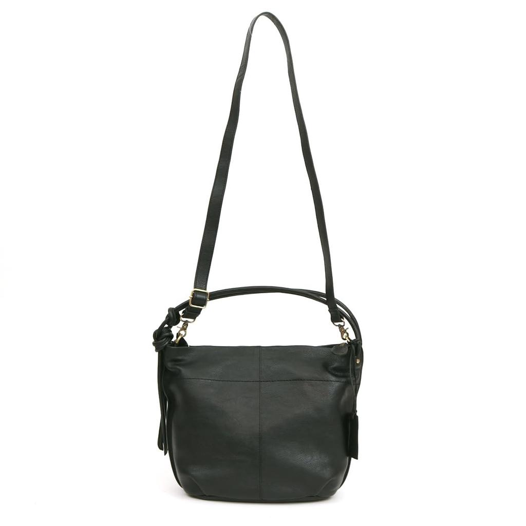 Cowhide Rope Handle 2-way Shoulder Bag L