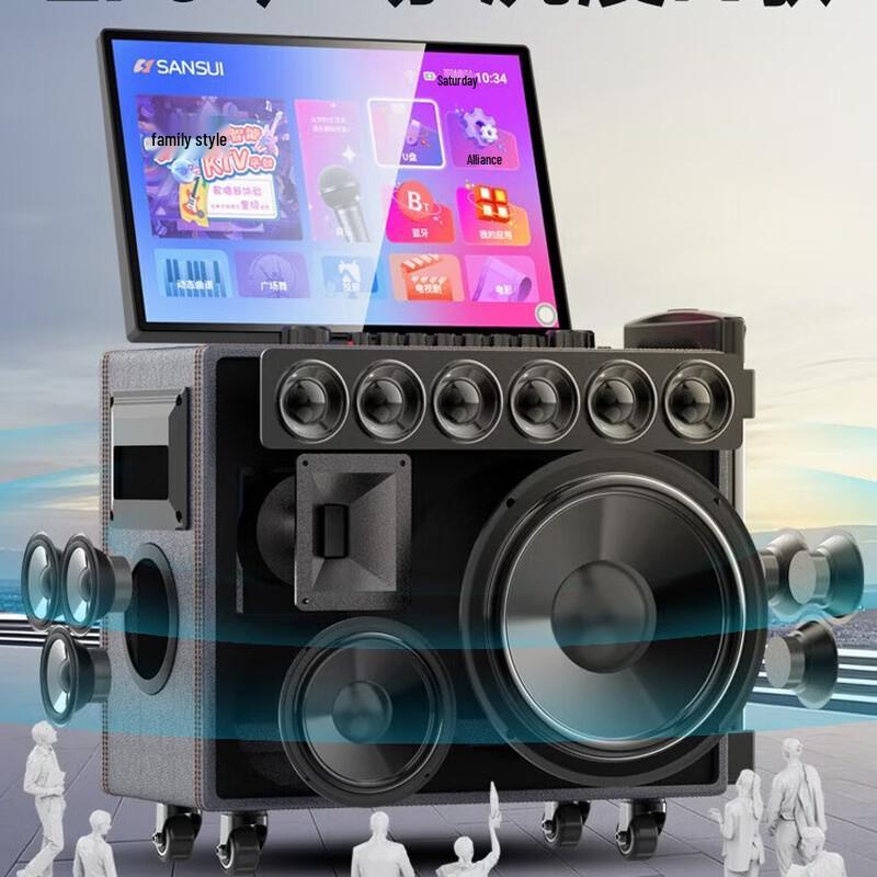 SANSUI Q065 All-in-One Karaoke System (CN version)