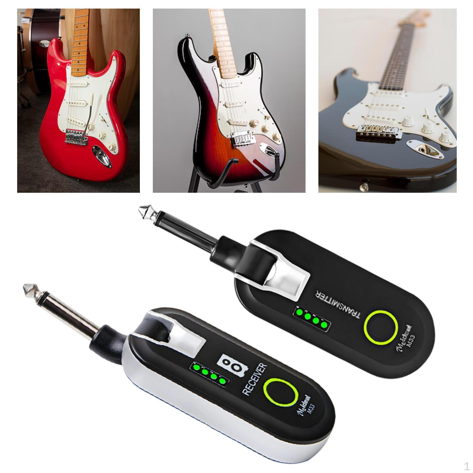 

Беспроводная система адаптеров для передатчика и приемника гитары, перезаряжаемая, портативная, для музыкального инструмента