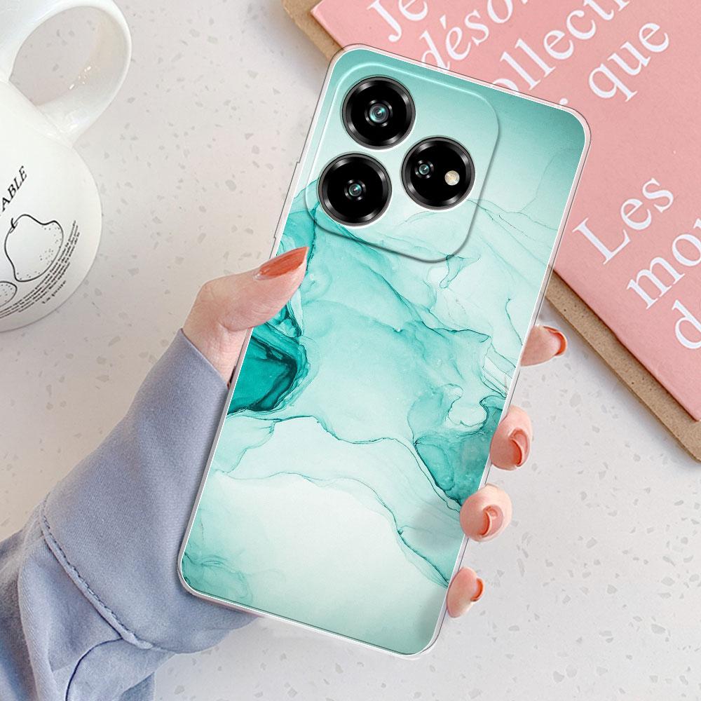 Pour ZTE Axon 60 4G Coque Pour ZTE Blade V60 4G Housse Pare-chocs Résistant aux Chocs Transparente Souple Silicone TPU Coque de Téléphone sur ZTE Blade V40S Funda