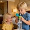 2 in1 Portable Leak-Proof Water Bottle Toppers With straw Universal Drinking Caps Reusable Bottle Lids for Juice  Home Outdoor