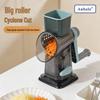 Multi-Functional Hand-Cranked Vegetable Slicer and Shredder for Radishes and Potatoes