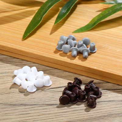 100Pcs Useful Hardware Exterior Hole Ornament Protective Cap Dust Plug Stopper Furniture Hole Covers Screw Decor