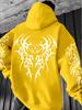 Modern Kids Hip Hop Sports Sweatshirt, striking black art printing, nice loose fit for boys girls sports casual