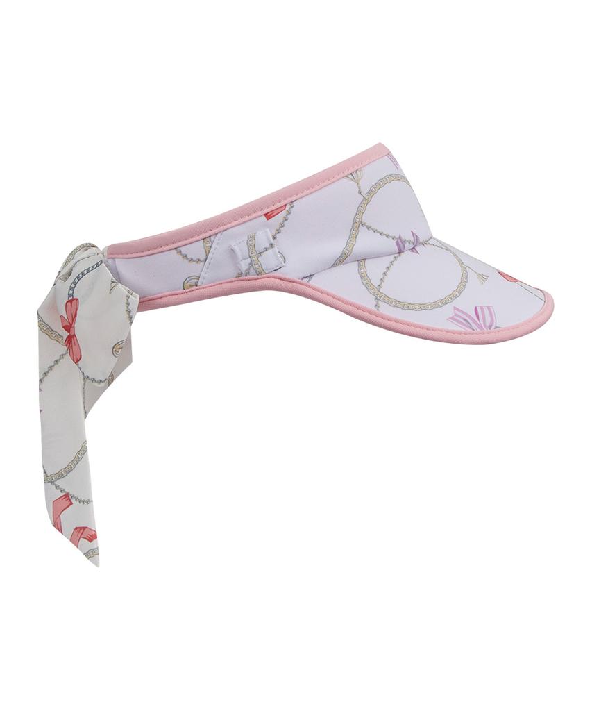 CHUCUCHU Ribbon Visor (Flower Pink) Cbfss-Vht002W