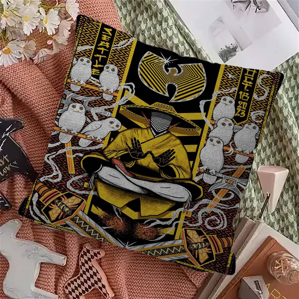 W-Wu-T-Tang C-Clan Group Pillow Gift Home Office Decoration Pillow Bedroom Sofa Car Cushion CoverPillow Case