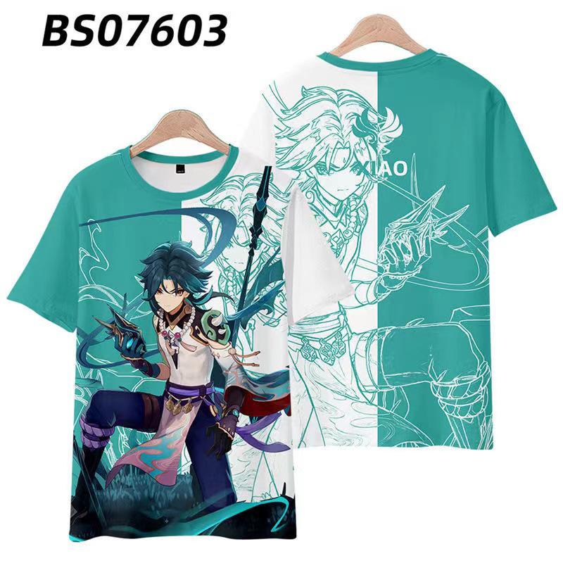 New T-shirt Printed 3D Cosplay Unisex Clothing Street Harajuku Top Men Women Round Neck Tees