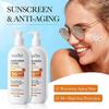 Crema solare anti-età, SPF 90+, lozione da 220 ml, impermeabile, biodegradabile, latte solare riparatore, rinfrescante e con protezione UV per corpo e viso.