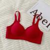 Traceless underwear women's small breasts gather thin smooth surface breathable soft support no steel ring anti-sagging breast bra cover