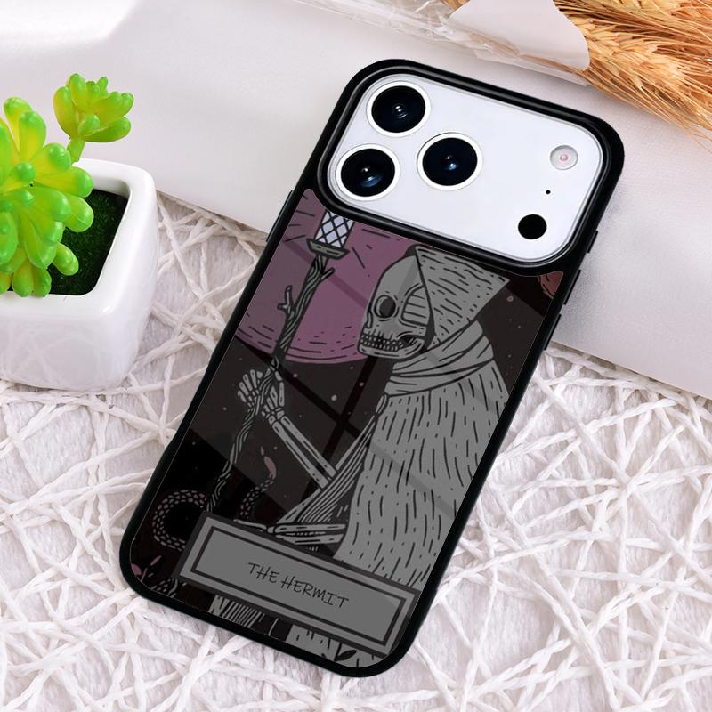 

Tarot Card The Hermit soft Shockproof Phone Case for iPhone 17 Air 16e 15 11 12 14 13 Pro Max Cover Coque iPhone 14