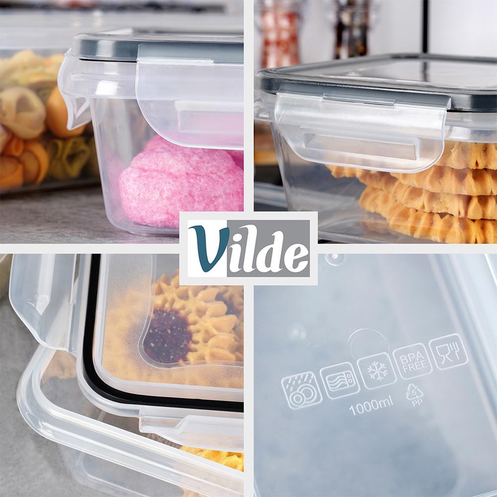 12x Airtight Kitchen Food Containers with Seal Container Set
