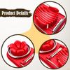 Egg Slicer Cutter Multifunctional 2 Slice Modes Easy Cleaning Strawberry for Hard Boiled