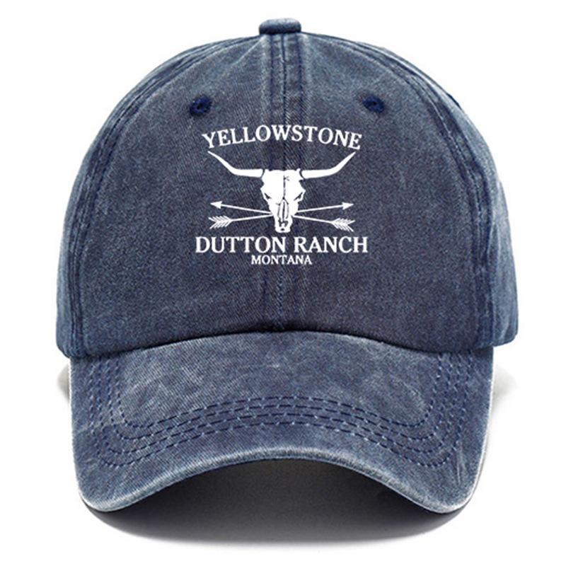 Old washed baseball cap male dad hat soft top cotton cap outdoor sunshade baseball cap