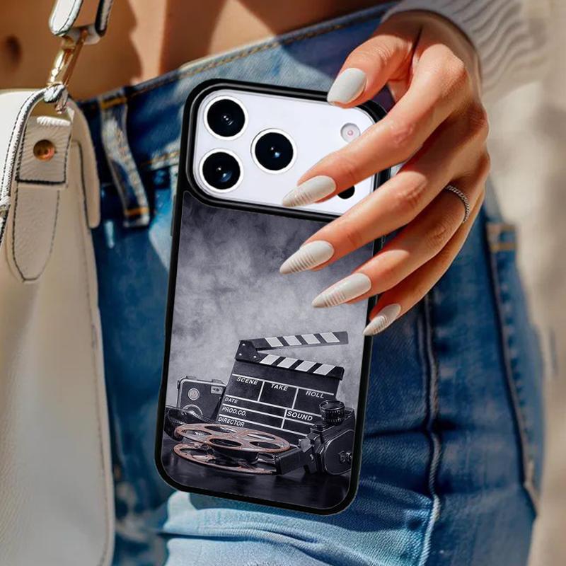 Film Movie maker Clapperboard Take Phone Case For iPhone 17 Air 14 15 13 12 Max Cover For Apple 16 16e 11 Pro Max Plus Coque