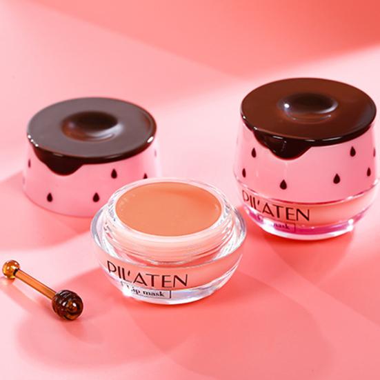 7.5G Vrouwen Lipcrème Aardbei Honing Smaak Hydraterend Vochtinbrengend Droge Gesprongen Lippen Nacht Herstel Waterige Slaap Lipbalsem Stick Meisjes Lipverzorging