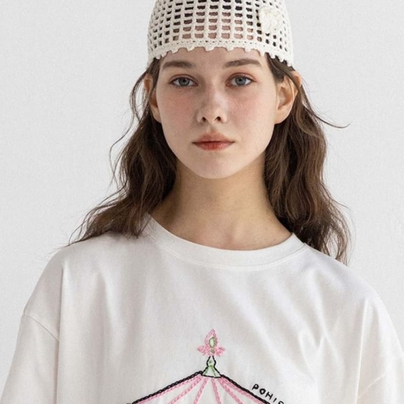 

POHIES NET BEANIE-IVORY/BLACK black