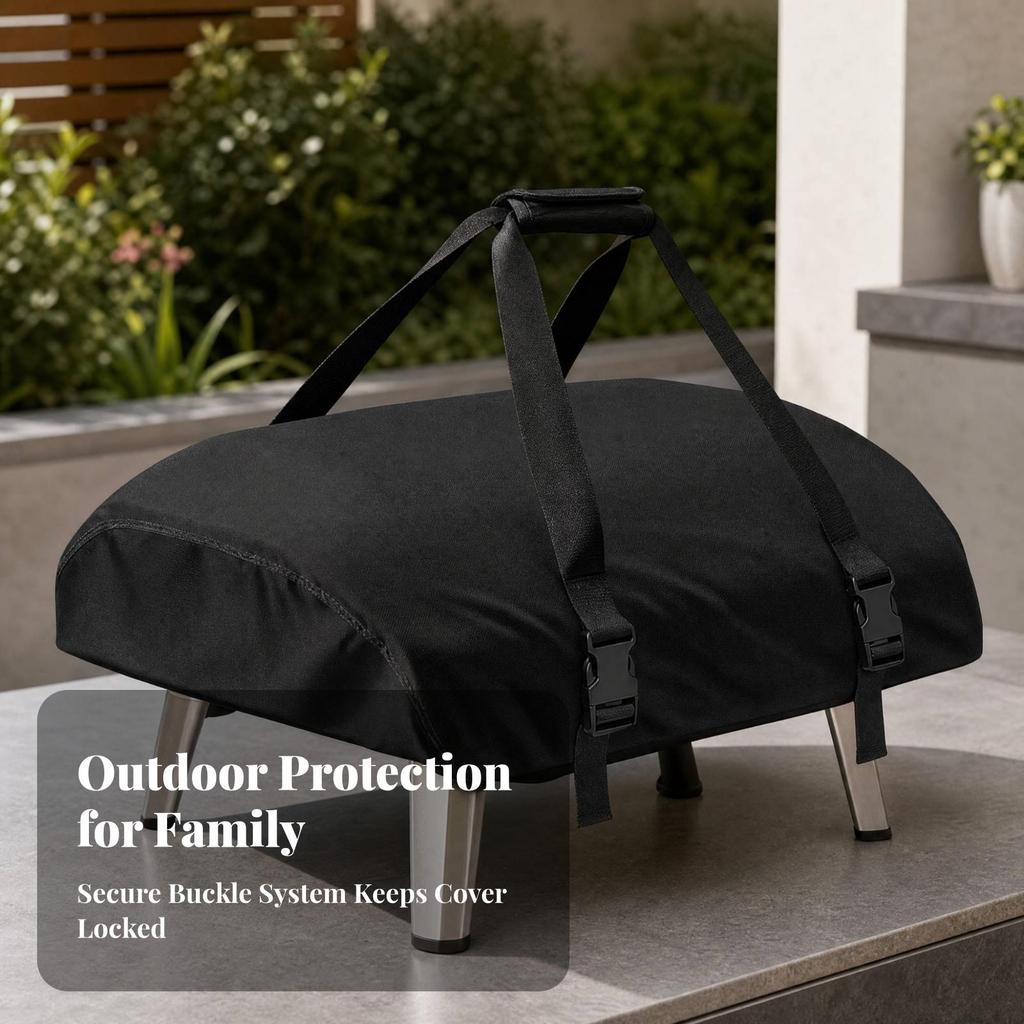 420D Oxford Cloth Pizza Oven Cover Sun-Resistant for Patio