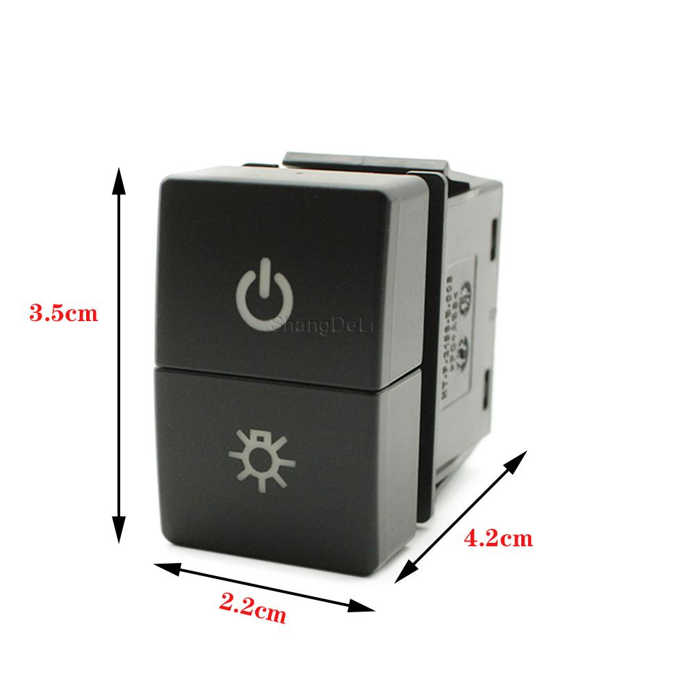 Car LED DRL Light Radar Sensor Power On Off Camera Seat Switch Button For Honda City XRV Vezel Odyssey Fit 14 to 20 Accessories