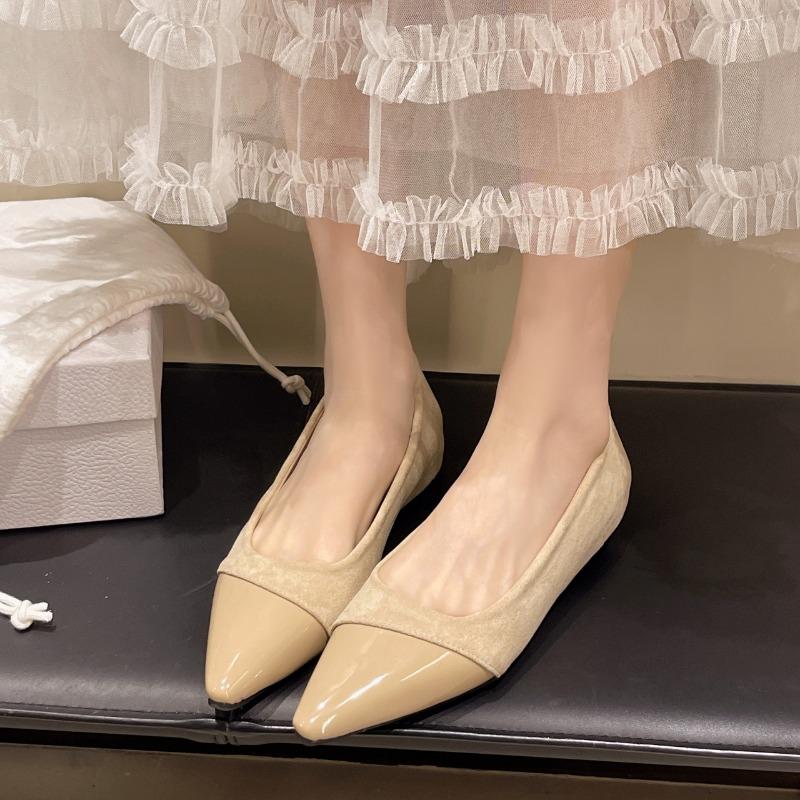 Fashion 2025 Ladies Shoes Slip On Women's Flats Pointed Toe Soft Bottom Shallow Mouth Flats Concise Hot Sale Casual Daily Zapatos Mujer