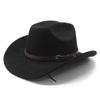 Top Hat Tibetan Top Hat Western Cowboy Hat Sun Hat Men'S Ladies Suede Hat Knight Hat
