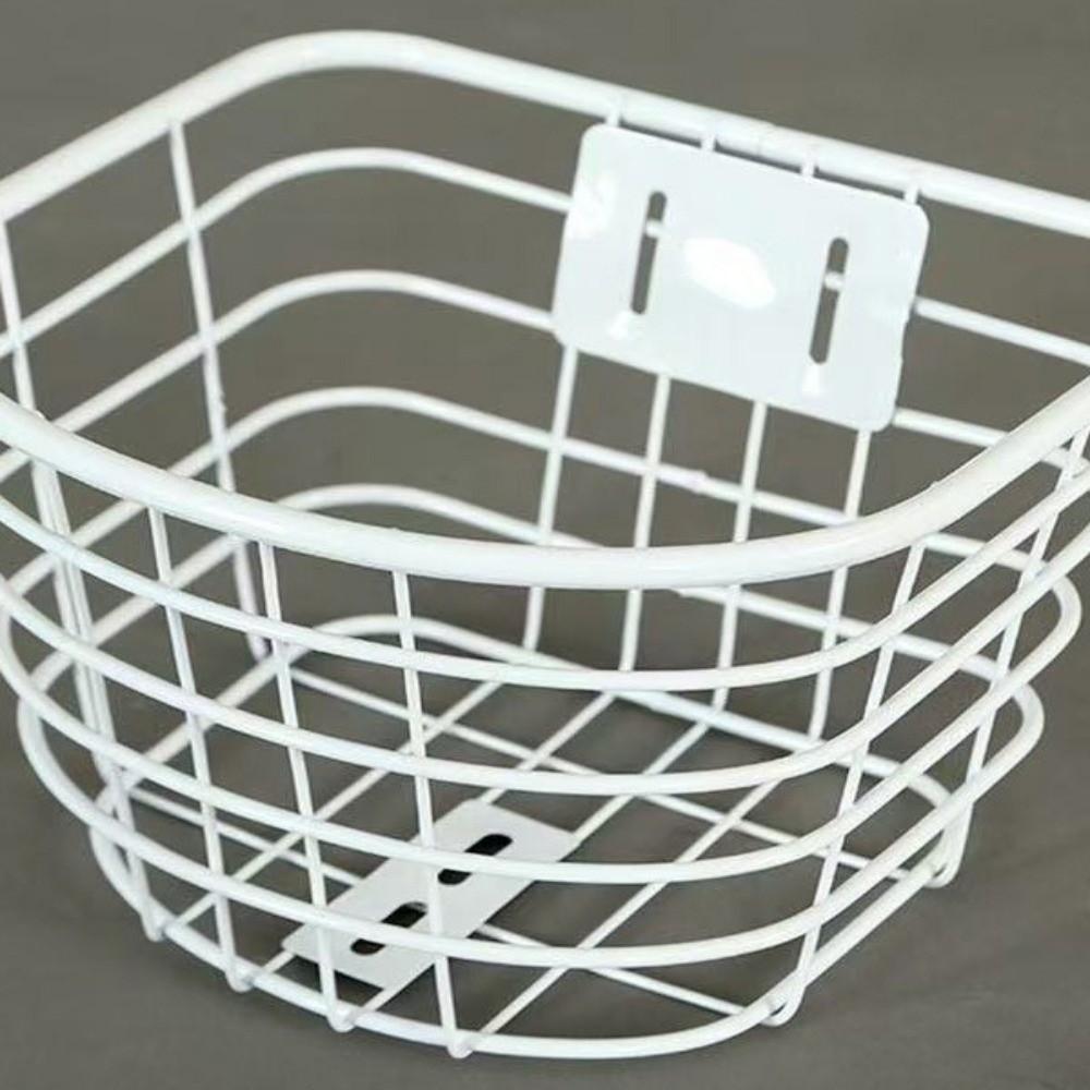 Metal Bicycle Front Basket Easy To Install Bike Front Basket Children's Folding Bike Accessories