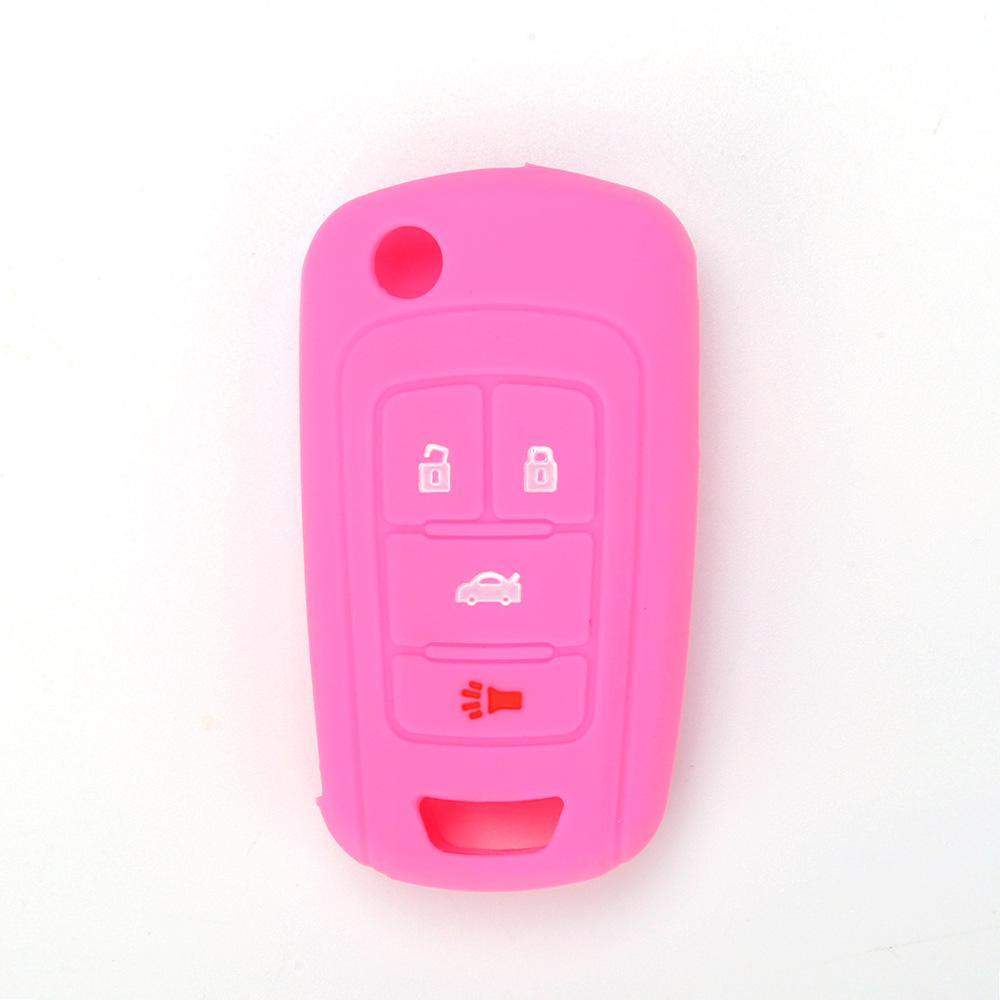 For Buick 4-button Old LaCrosse Silicone Key Cover Soft Rubber Key Bag Car Remote Control Anti-theft Device Protective Cover