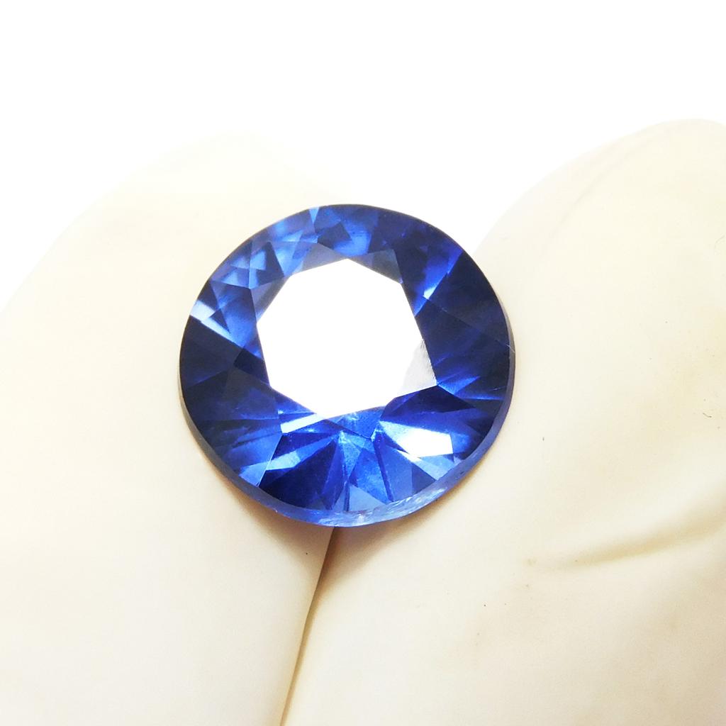 8.00 Carat Blue Tanzanite Natural Perfect Round Cut Loose Gemstone