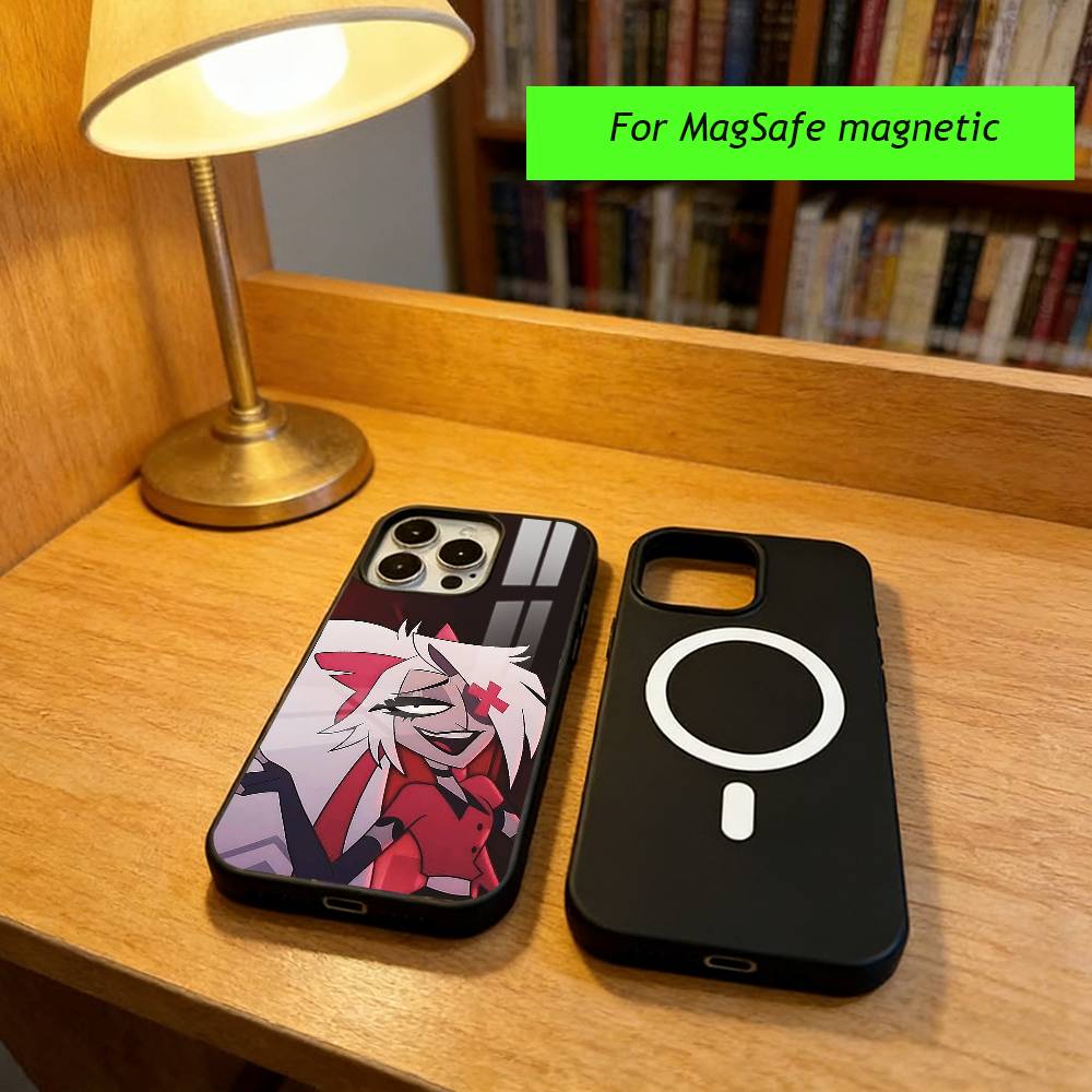 Hazbin Hotel Vaggie Phone Case For iPhone17,16,15,14,13,12,11 Plus,Pro Magnetic with Magsafe Wireless Charging