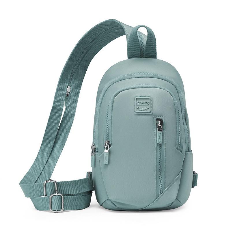 Simple Student Breast Bag Male and Female College Student Sports Messenger Bag Casual Small Backpack Trendy Cool Shoulder Bag