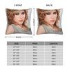 Pillow Case Scarletts Johanssons Square American Actor Pillow Cover For Sofa Bedroom Home Decor Vintage Pillowcases