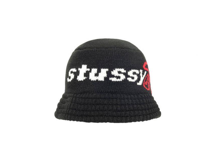 Вязаная панама Stussy Stussy Sport Черная L/LX