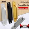 Adhesive Surface-Mounted Handles for Doors, Windows, and Sliding Cabinets - No Drilling Required