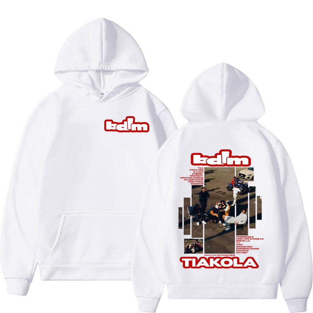 Rapper BDLM Singing Album Series Graphics Hoodie Men's Clothing Retro Fashion Classic Sweatshirts Oversized High Quality Hoodies