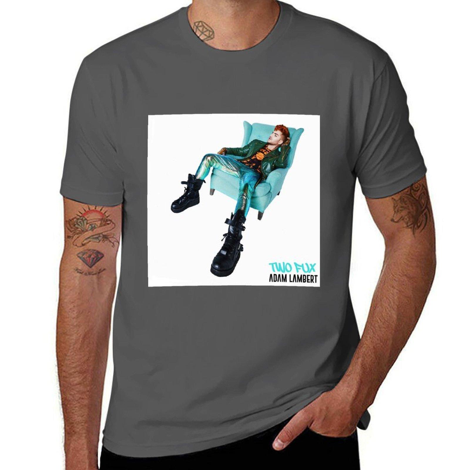 

Two fux T-Shirt man tshirt g man t shirts for men T-Shirt 4XL