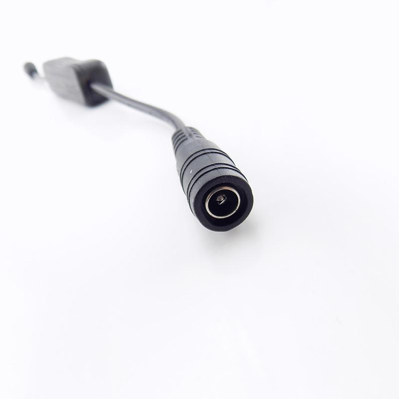 Adapter Connector Cable Female To Male Power Cord Switch DC Jack For RGB Controller LED Strip CCTV Security Camera
